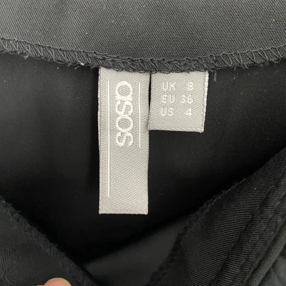 ASOS Ruffle Cold Shoulder cami mini dress - Picture 7 of 8